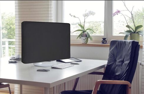 Monitor Dust Cover 22, 23, 24, 25 inch Anti-Static Dustproof Protective Cover for LCD/LED/HD Panel Case Computer Sleeve Compatible with iMac 24“, 22-25" PC, Desktop and TV (22-25inch Black) in Saudi Arabia