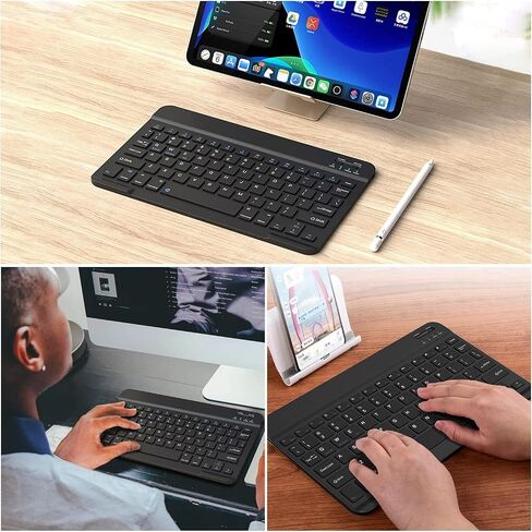 [4 في 1] واقي شاشة TCL Tab 10 Gen2 وحافظة لوحة المفاتيح (موديل 2023)، واقي شاشة وغطاء حافظة لجهاز TCL Tab 10 Gen2 10.4 بوصة (أحمر) in Kuwait