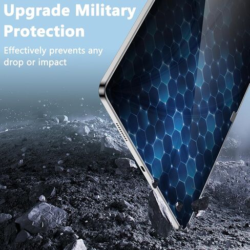 واقي شاشة للخصوصية لجهاز iPad Air 11 بوصة 2024/ iPad Air الجيل السادس، زجاج مقسى مضاد للتجسس 9H، مضاد للخدش، خالٍ من الفقاعات in Kuwait