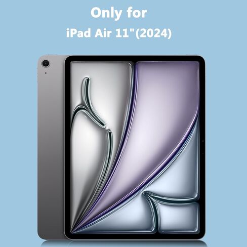 واقي شاشة للخصوصية لجهاز iPad Air 11 بوصة 2024/ iPad Air الجيل السادس، زجاج مقسى مضاد للتجسس 9H، مضاد للخدش، خالٍ من الفقاعات in Kuwait