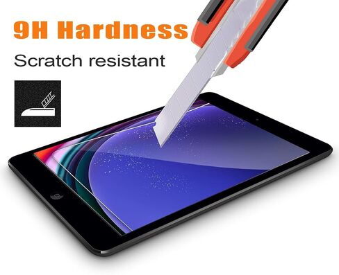 واقي شاشة لجهاز Samsung Galaxy Tab S9 Plus مقاس 12.4 بوصة إصدار 2023 SM-X810/X816B/X818U، واقي غشاء من الزجاج المقسى صلابة 9H، استجابة عالية، شفافية مقاومة للخدش in Kuwait