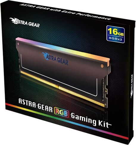 DDR4 16GB(8GBx2) 4000Mhz(PC4-32000) RGB Gaming Desktop Ram U-DIMM ultra smooth rgb lighting (AHL19E6SD8G8E8G40K) in Saudi Arabia