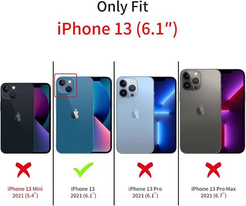 Ownest Compatible with iPhone 13 Case for Clear Frosted PC Back 3D Floral Girls Woman and Soft TPU Bumper Protective Silicone Slim Shockproof Case for iPhone 13-Purple in Saudi Arabia