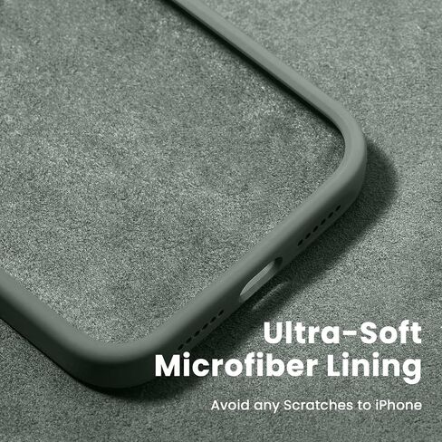 Designed for iPhone 11 Phone Case,[Square Edges][Camera Protection] Silicone Upgraded Case with [2X Screen Protectors],Soft Anti-Scratch Microfiber Lining, 6.1 inch,Alpine Green in Saudi Arabia