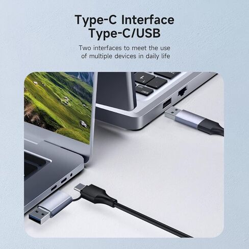 محول HDMI مزدوج من Hagibis لشريحة Apple M1 M2، USB C/USB 3.0 إلى محطة إرساء HDMI مزدوجة لشاشتين MacBook Pro وiMac وDisplayLink DL6950 Chip 4K 60 هرتز محول العرض المزدوج لنظام التشغيل MacOS وWindows in Kuwait