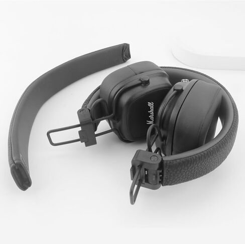 Major III Replacement Headband Pads Repair Parts Compatible with Marshall Major III 3 Major IV Major 4 Heaphones Comfort Protein Leather and Soft Memory Foam Top Headband-Black in Saudi Arabia