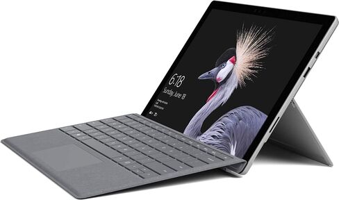 Microsoft Ljj-00001 Surface Pro (الجيل الخامس) (Intel Core M3، 4 جيجابايت، 128 جيجابايت SSD) مع غطاء Surface Signature Type Platinum (متجدد) in Saudi Arabia