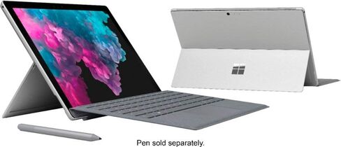 Microsoft Ljj-00001 Surface Pro (الجيل الخامس) (Intel Core M3، 4 جيجابايت، 128 جيجابايت SSD) مع غطاء Surface Signature Type Platinum (متجدد) in Saudi Arabia