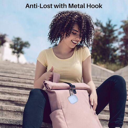 TOZO A3 Protective Silicone Case Shockproof Soft Skin Cover for TOZO A3 Earbuds with Front LED Visible and Keychain Blue in Saudi Arabia
