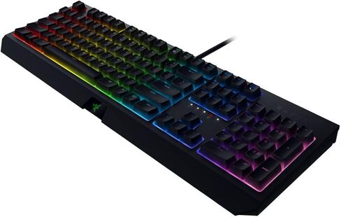 لوحة مفاتيح الألعاب الميكانيكية Razer BlackWidow 2019 (مفتاح أخضر) مُجددة ومعتمدة in Saudi Arabia