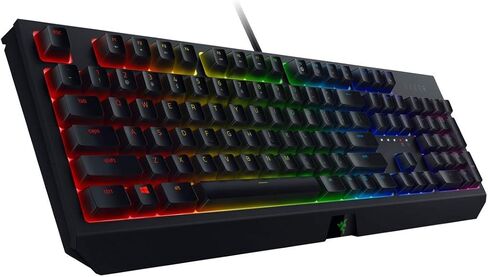 لوحة مفاتيح الألعاب الميكانيكية Razer BlackWidow 2019 (مفتاح أخضر) مُجددة ومعتمدة in Saudi Arabia