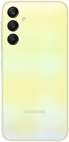 Samsung Galaxy A25 5G (SM-A256E/DS), 128GB 6GB RAM, Dual SIM, Factory Unlocked GSM, International Version (Case Bundle) - (Yellow) in Saudi Arabia