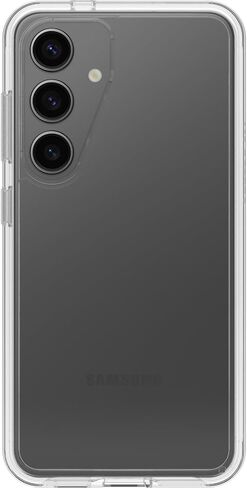 حافظة شفافة من سلسلة OtterBox لهاتف Samsung Galaxy S24 Symmetry - شفافة، أنيقة للغاية، متوافقة مع الشحن اللاسلكي، حواف مرتفعة تحمي الكاميرا والشاشة in Saudi Arabia