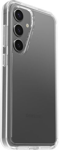 حافظة شفافة من سلسلة OtterBox لهاتف Samsung Galaxy S24 Symmetry - شفافة، أنيقة للغاية، متوافقة مع الشحن اللاسلكي، حواف مرتفعة تحمي الكاميرا والشاشة in Saudi Arabia
