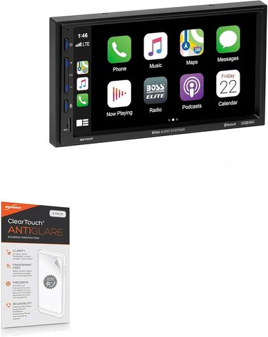 واقي شاشة BoxWave متوافق مع BOSS Audio BE7ACP-C - ClearTouch مضاد للتوهج (عبوتان)، غلاف غشاء غير لامع مضاد لبصمات الأصابع لـ BOSS Audio BE7ACP-C، BOSS Audio BE7ACP-C، BE7ACP in Saudi Arabia