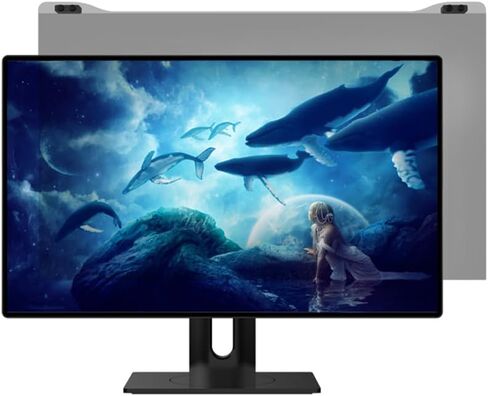 فلتر شاشة خصوصية الكمبيوتر من دوكولر، مرشح شاشة معلق متوافق مع شاشة كمبيوتر عريضة مع نسبة عرض إلى ارتفاع 16:9، واقي شاشة للخصوصية مضاد للوهج لشاشة 20-32 بوصة (اختياري بوصة) in Kuwait