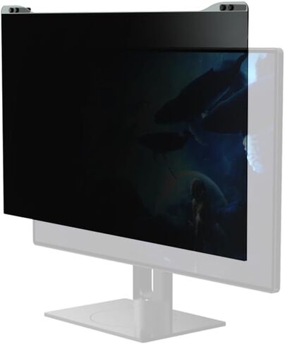 فلتر شاشة خصوصية الكمبيوتر من دوكولر، مرشح شاشة معلق متوافق مع شاشة كمبيوتر عريضة مع نسبة عرض إلى ارتفاع 16:9، واقي شاشة للخصوصية مضاد للوهج لشاشة 20-32 بوصة (اختياري بوصة) in Kuwait