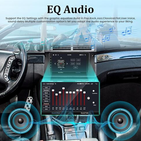 [2+64G] ستيريو سيارة Android 13 لسيارة BMW 5 Series X5 E39 M5 E38 E53 1996-2003 - Apple Carplay & Android Auto - شاشة لمس عالية الدقة 9 بوصة EQ Audio - Mirror Link GPS WiFi SWC + كاميرا احتياطية AHD + Canbus in Saudi Arabia