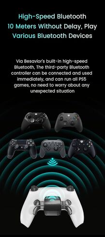 غلاف خلفي لوحدة التحكم لجهاز PS5، ووظيفة رسم الخرائط المتفجرة، ومجموعة مبيت مرفق للوحة الألعاب ذات الزر الخلفي المزدوج المُعاد تصميمها بنفسك لجهاز PS5 in Kuwait