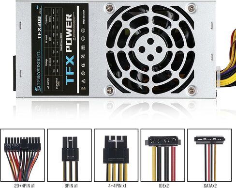 حامل كابل ثابت TFX بقدرة 300 وات PSU بجهد كامل 110-240 فولت مع طاقة رئيسية 20+4Pin لموديلات NAS وMini ITX in Kuwait