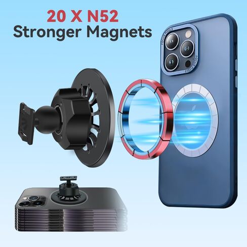 Fit Magnetic Magsafe Car phone Mount for Audi A4 S4 A5 S5 RS4 RS5 2017-2025 in Saudi Arabia