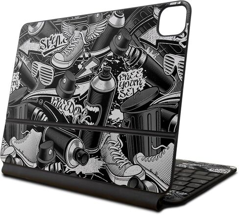Skin Compatible with Apple Magic Keyboard for iPad Air 11-inch (M2) 2024 - Turbulence - Premium 3M Vinyl Protective Wrap Decal Cover - Easy to Apply | Crafted in The USA by MightySkins in Kuwait