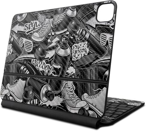 Skin Compatible with Apple Magic Keyboard for iPad Air 11-inch (M2) 2024 - Turbulence - Premium 3M Vinyl Protective Wrap Decal Cover - Easy to Apply | Crafted in The USA by MightySkins in Kuwait