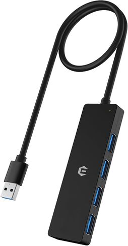 محور USB 3.0، محور بيانات USB بـ 4 منافذ، محول USB 3.0 فائق النحافة لمحول متعدد المنافذ، محور بيانات 5 جيجابت في الثانية لأجهزة Xbox، Ps4، الكمبيوتر المحمول، طراز Tesla 3، محور USB للكمبيوتر المحمول HDD in Saudi Arabia
