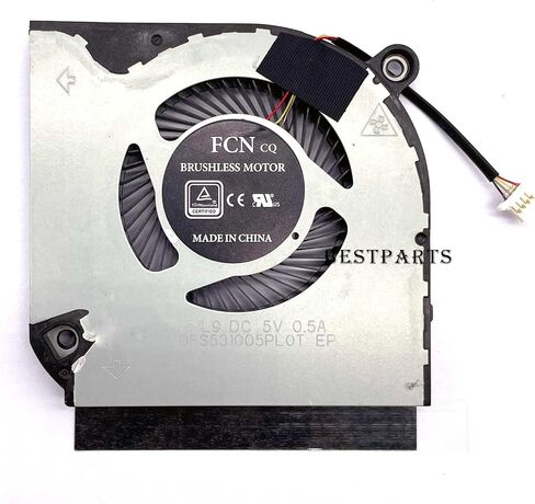 BestParts New CPU+GPU fan Replacement for ACER Nitro 5 (AN517-54) Gaming Laptop 17.3'', P/N: FML9 DFS531005PL0T, FMAQ DFS5K223052836, 5V Fan in Saudi Arabia