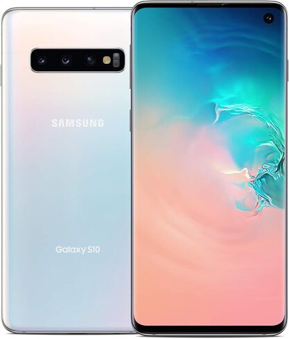 هاتف Samsung Galaxy S10 Factory مفتوح بنظام Android | النسخة الأمريكية | سعة تخزينية 512 جيجابايت | معرف بصمة الإصبع والتعرف على الوجه | بطارية طويلة الأمد | الضمان الأمريكي | بريزم وايت in Saudi Arabia