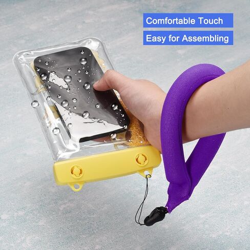 PATIKIL Floating Wrist Straps, 3Pcs Neoprene Waterproof Lightweight 250g Buoyancy Wristband Strap for Underwater Camera Swimming Snorkeling, Multicolored in Saudi Arabia