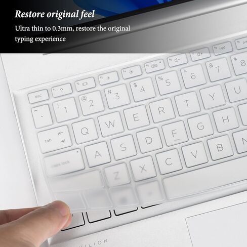 غطاء لوحة المفاتيح لجهاز الكمبيوتر المحمول 2023 HP 15.6 بوصة 15-fc0046nr/fc0757ng/fc0093dx/fc0157nr/fc0047nr/fc0081nr/fc0025tg/fc0030tg/fc0013od fd0083wm/fd0099nr/fd0025 st/fd0096tu 15z-fc000 15t-fd000-واضح in Kuwait