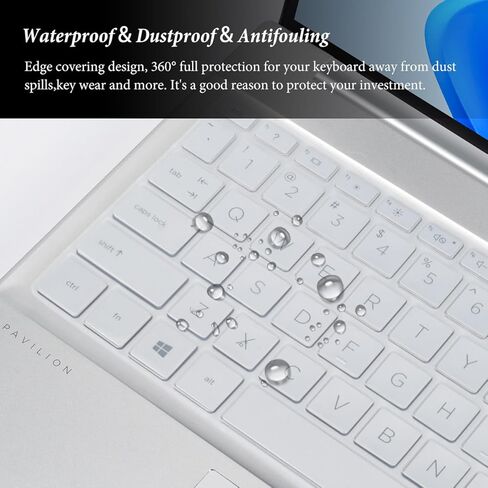 غطاء لوحة المفاتيح لجهاز الكمبيوتر المحمول 2023 HP 15.6 بوصة 15-fc0046nr/fc0757ng/fc0093dx/fc0157nr/fc0047nr/fc0081nr/fc0025tg/fc0030tg/fc0013od fd0083wm/fd0099nr/fd0025 st/fd0096tu 15z-fc000 15t-fd000-واضح in Kuwait