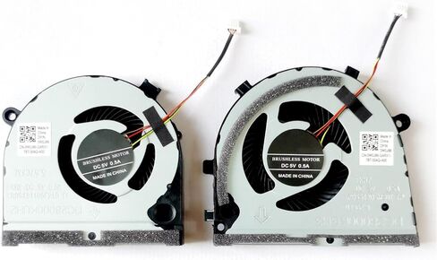 مروحة تبريد وحدة المعالجة المركزية + وحدة معالجة الرسومات لجهاز Dell Inspiron Game G5-5587 G3-3578 G3-3579 G3-3779 Series 0GWMFV 0TJHF2 FKB6 FKB7 DC28000KUF0 in Kuwait