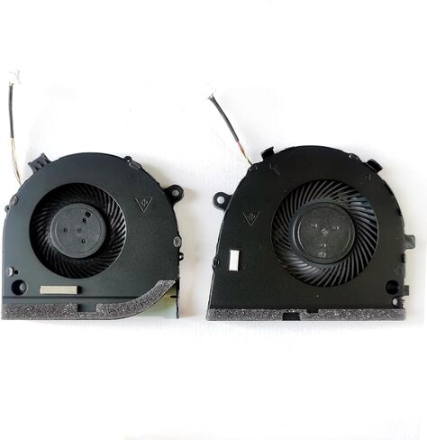 مروحة تبريد وحدة المعالجة المركزية + وحدة معالجة الرسومات لجهاز Dell Inspiron Game G5-5587 G3-3578 G3-3579 G3-3779 Series 0GWMFV 0TJHF2 FKB6 FKB7 DC28000KUF0 in Kuwait