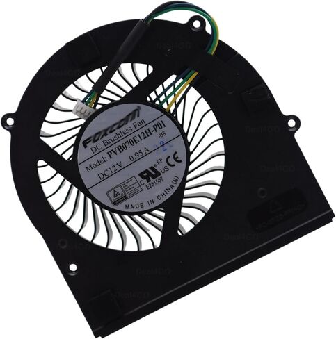 Deal4GO مروحة تبريد وحدة المعالجة المركزية 35 وات PVB070E12H P01 بديلة لجهاز Lenovo ThinkCentre M70Q M720Q M750Q M920Q M90Q P340 P350 Tiny 6 Desktop، أسود in Saudi Arabia