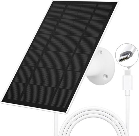 2 Pack Solar Panel for Ring Spotlight Cam Plus/Pro (not for Spotlight Cam), Blink Outdoor 4 (4th Gen) USB Type C Charger, Arlo Essential 2K (2nd Gen), Essential 2K XL (2nd Gen) Solar Panel Cable in Saudi Arabia