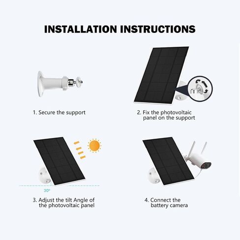 2 Pack Solar Panel for Ring Spotlight Cam Plus/Pro (not for Spotlight Cam), Blink Outdoor 4 (4th Gen) USB Type C Charger, Arlo Essential 2K (2nd Gen), Essential 2K XL (2nd Gen) Solar Panel Cable in Saudi Arabia