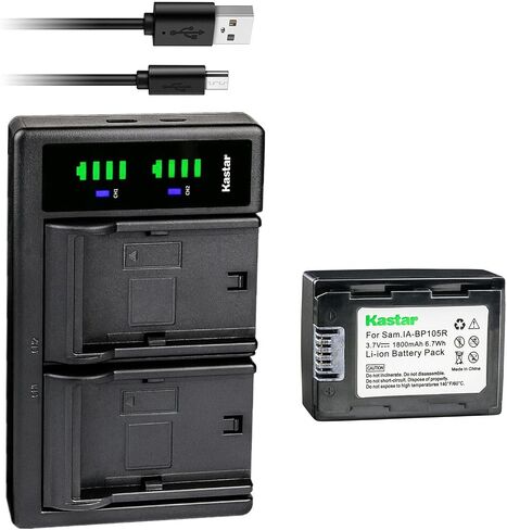 Kastar 4-Pack IA-BP105R Battery and LTD2 USB Charger Replacement for Samsung IA-BP105R IABP105R, IA-BP210R IABP210R, AD43-00201A AD4300201A Battery in Saudi Arabia