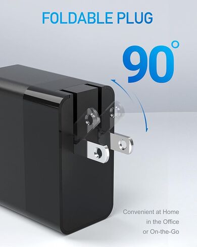 USB C Charger for Samsung S22/S22 Ultra/S22+, PPS 25W Max Super Fast Charging Wall Charger 60W Foldable GaN Type C Versatile Fast Charger Block Adapter Compatible with MacBook, iPhone, Pixel, etc. in Kuwait