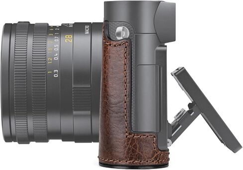 MUZIRI KINOKOO Case for Leica Q3, Top Layer Genuine Leather Leica Q3 Protective Half Case Premium Version - with Bottom Hole for Instant Battery and Memory Card Access - Coffee in Saudi Arabia
