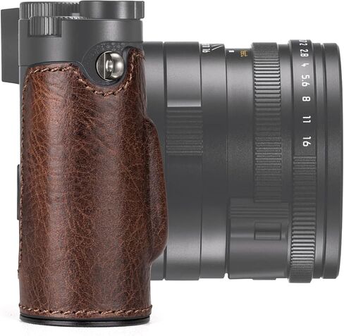 MUZIRI KINOKOO Case for Leica Q3, Top Layer Genuine Leather Leica Q3 Protective Half Case Premium Version - with Bottom Hole for Instant Battery and Memory Card Access - Coffee in Saudi Arabia