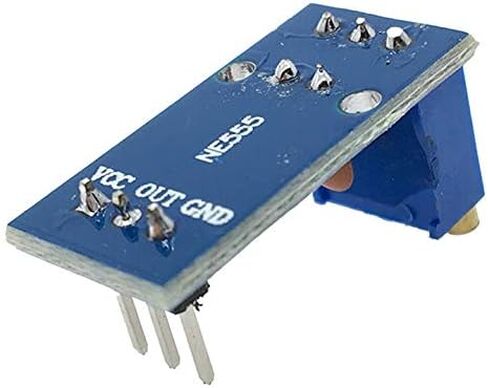 5 Pack NE555 Pulse Generator Adjustable Frequency Single Channel Output Module for Arduino Smart Car with Dupont Cable in Kuwait