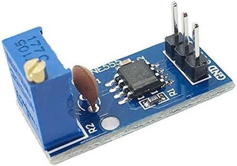 5 Pack NE555 Pulse Generator Adjustable Frequency Single Channel Output Module for Arduino Smart Car with Dupont Cable in Kuwait