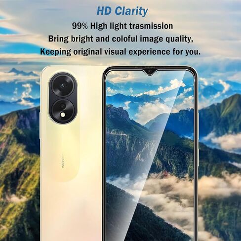 2 Pack Tempered Glass for Red Magic 9 Pro/9 Pro+/Red Magic 9S Pro/Red Magic 9S Pro+/Nubia Z60 Ultra Screen Protector,9H Hardness,Ultra Resistant,Anti-Fingerprints,No Bubbles,HD-Clear,Full Coverage in Saudi Arabia