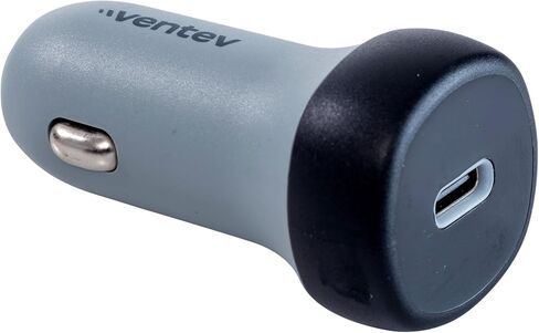 Ventev - 30W USB C PPS Car Charger | Compatible with Samsung & Apple | Works as an iPhone Charger and Android Charger - Dark Gray in Saudi Arabia