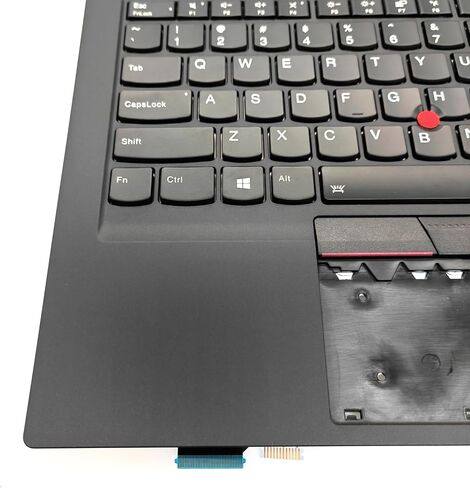 غطاء علوي بديل لمسند راحة اليد لجهاز Lenovo ThinkPad E14 Gen 2 Gen 3 Gen 4 Series غطاء علوي للكمبيوتر المحمول بإضاءة خلفية مجموعة لوحة المفاتيح وبصمات الأصابع تصميم أمريكي أسود in Saudi Arabia