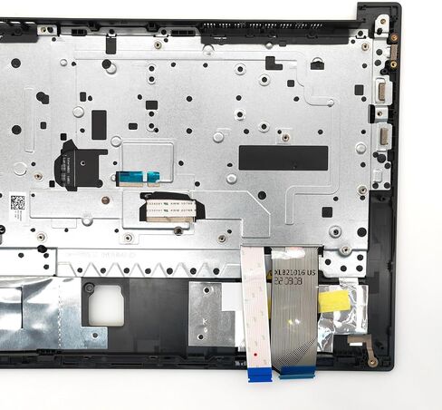 غطاء علوي بديل لمسند راحة اليد لجهاز Lenovo ThinkPad E14 Gen 2 Gen 3 Gen 4 Series غطاء علوي للكمبيوتر المحمول بإضاءة خلفية مجموعة لوحة المفاتيح وبصمات الأصابع تصميم أمريكي أسود in Saudi Arabia