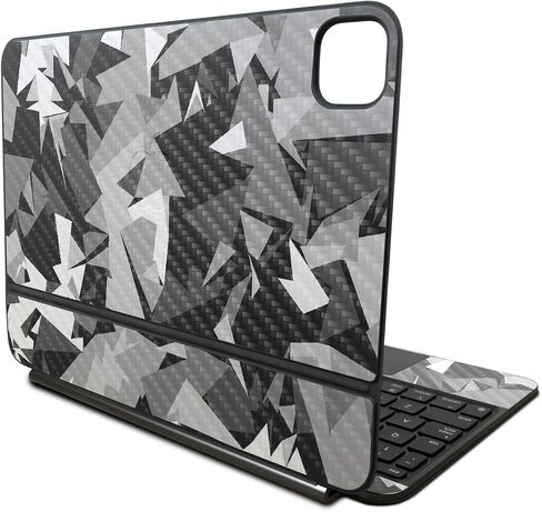 غلاف متوافق مع لوحة مفاتيح Apple Magic لجهاز iPad Pro مقاس 11 بوصة (M4) 2024 - الكركديه الاستوائي - غطاء لاصق واقٍ من الفينيل 3M ممتاز - سهل الاستخدام | صُنع في الولايات المتحدة الأمريكية بواسطة MightySkins in Saudi Arabia