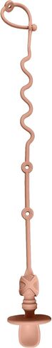 Baby Spoons with Holder Strap for Kids Aged 6+ Months Self Feeding, No Throw Toddler Travel Essential Leash for High Chair or Bib or Wrist, Silicone Baby Led Weaning Supplies-Muted/Muted in Saudi Arabia